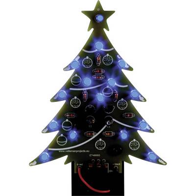 Whadda MK100B Arbre de noël à LED Modèle (kit/module): kit à monter 9 V/DC-0
