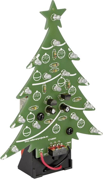 Whadda MK100B Arbre de noël à LED Modèle (kit/module): kit à monter 9 V/DC-2