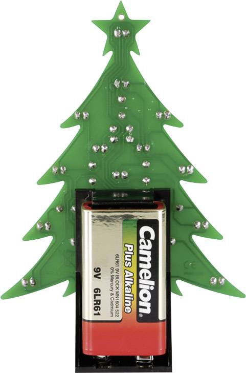 Whadda MK100B Arbre de noël à LED Modèle (kit/module): kit à monter 9 V/DC-3