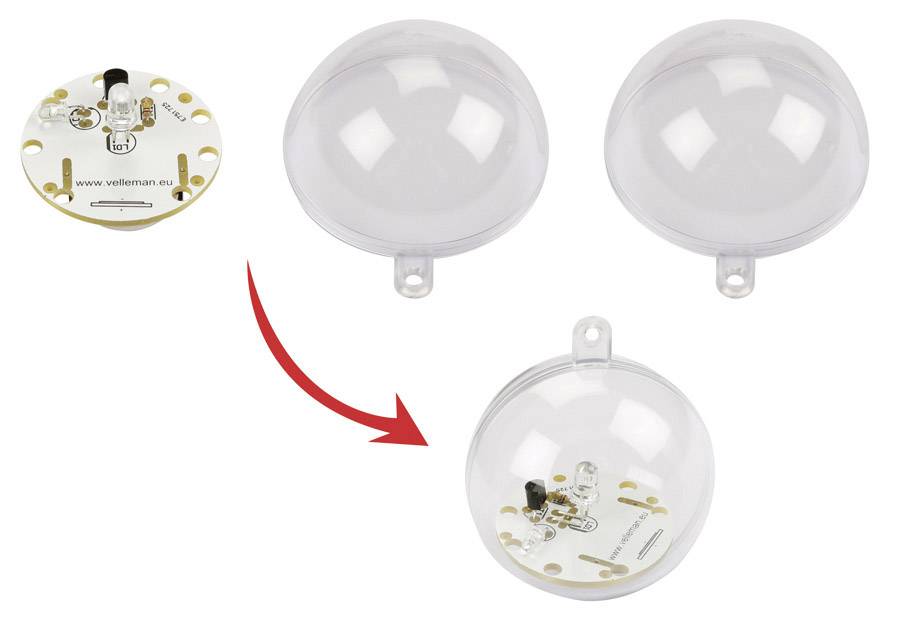 Whadda MK197 Boule à Led RBV Modèle (kit/module): kit à monter 3 V/DC-3