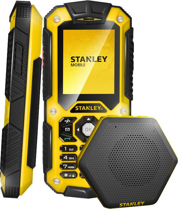 Téléphone portable outdoor Stanley by Black & Decker S121 + enceinte
