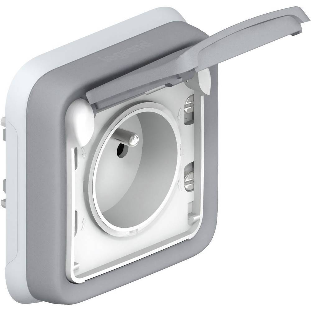 prise de courant 2p t 16a 250v plexo legrand 0 698 31 gris prise de courant 2p t 16a 250v plexo legrand 0 698 31 gris
