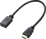 Câble rallonge HDMI SpeaKa Professional, 0,3 m, noir
