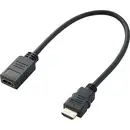 Rallonge SpeaKa Professional SP-7870100 0.30 m noir