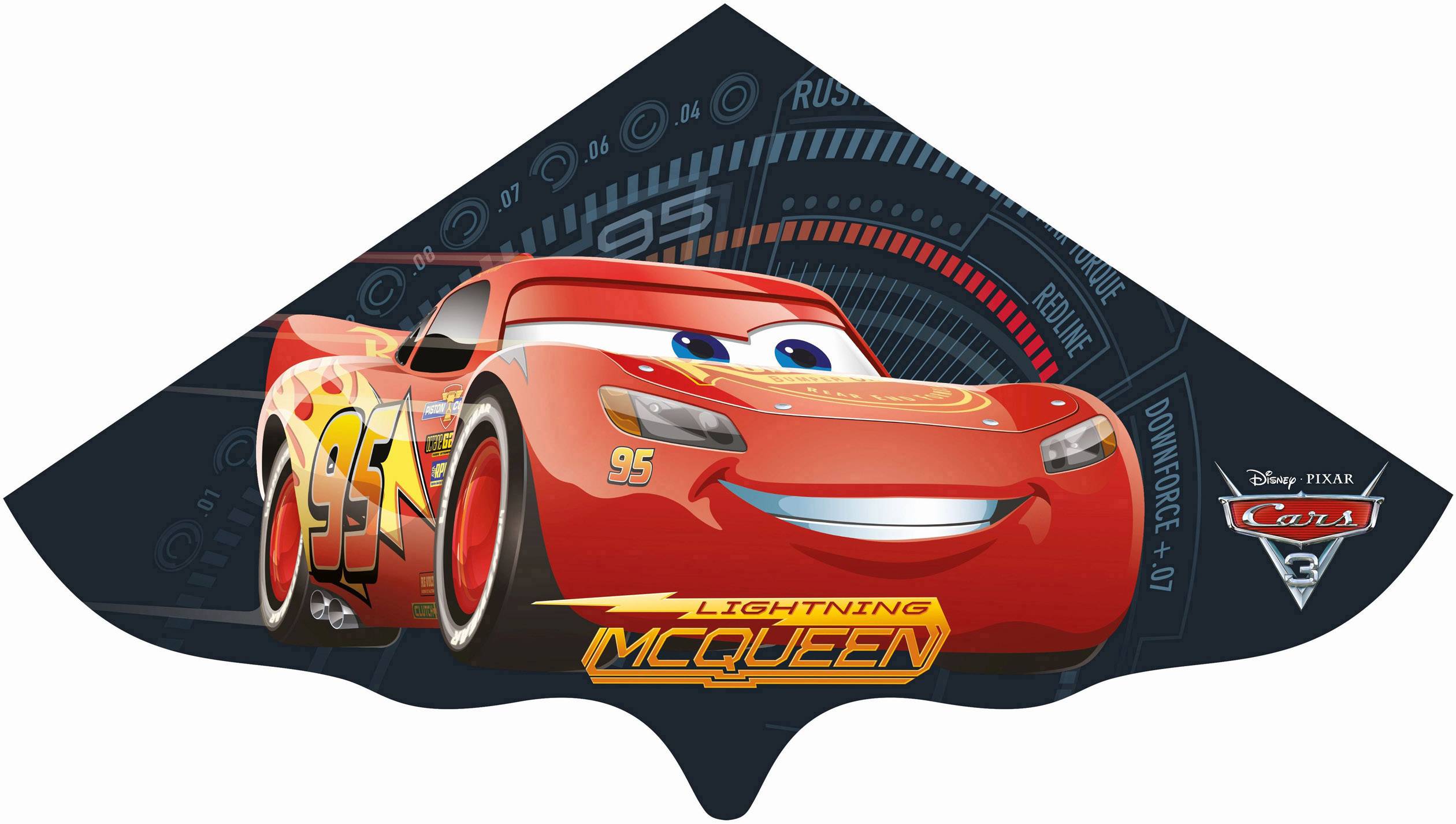 Cerf-volant Günther Flugspiele Disney Cars Flash MCQueen 1183-0