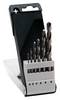 Bosch Accessories 2609255060 HSS Jeu de forets pour le métal 6 pièces 2 mm, 3 mm, 4 mm, 5 mm, 6 mm, 8 mm meulé DIN 338 tige cylindrique 1 set
