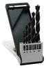 Bosch Accessories 2609255214 Jeu de forets pour le bois 5 pièces 4 mm, 5 mm, 6 mm, 8 mm, 10 mm tige cylindrique 1 set
