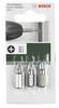 Embout pour vis à tête fendue 4.5 mm, 5.5 mm, 6.5 mm Bosch Accessories 2609255963 Forme (embouts): C 6.3 3 pc(s)