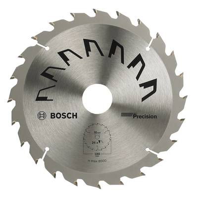 Bosch Accessories Precision 2609256860 Lame de scie circulaire au carbure 180 x 20 mm Nombre de dents: 24 1 pc(s)