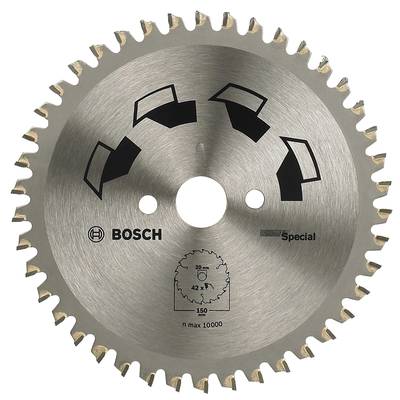 Bosch Accessories Special 2609256886 Lame de scie circulaire au carbure 150 x 20 x 2 mm Nombre de dents: 42 1 pc(s)