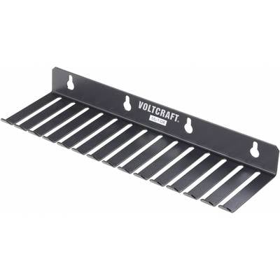 VOLTCRAFT ML-1 SW Support pour cordon de mesure ML-1 SW avec 14 encoches (73 x 8 mm) (L x l x H) 280 x 85 x 32 mm noir 