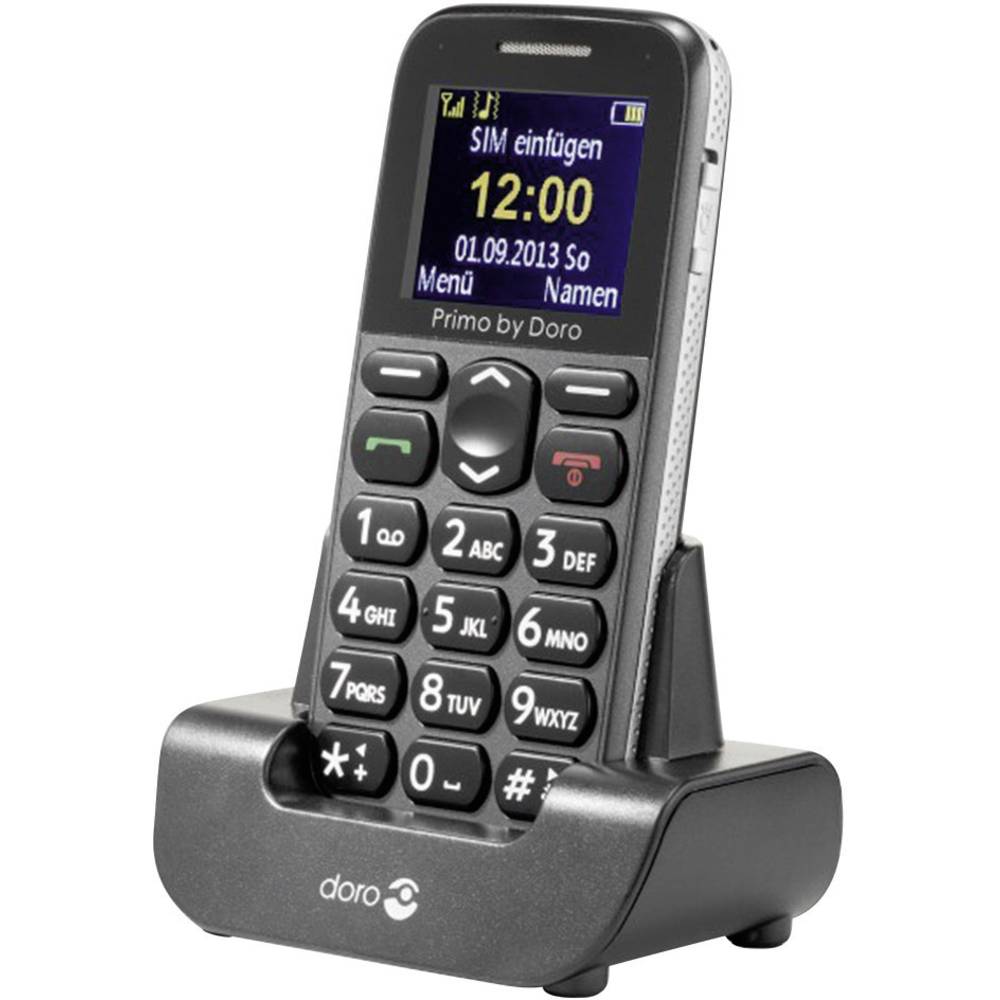 Téléphone portable pour séniors Primo by DORO 215 avec station de
