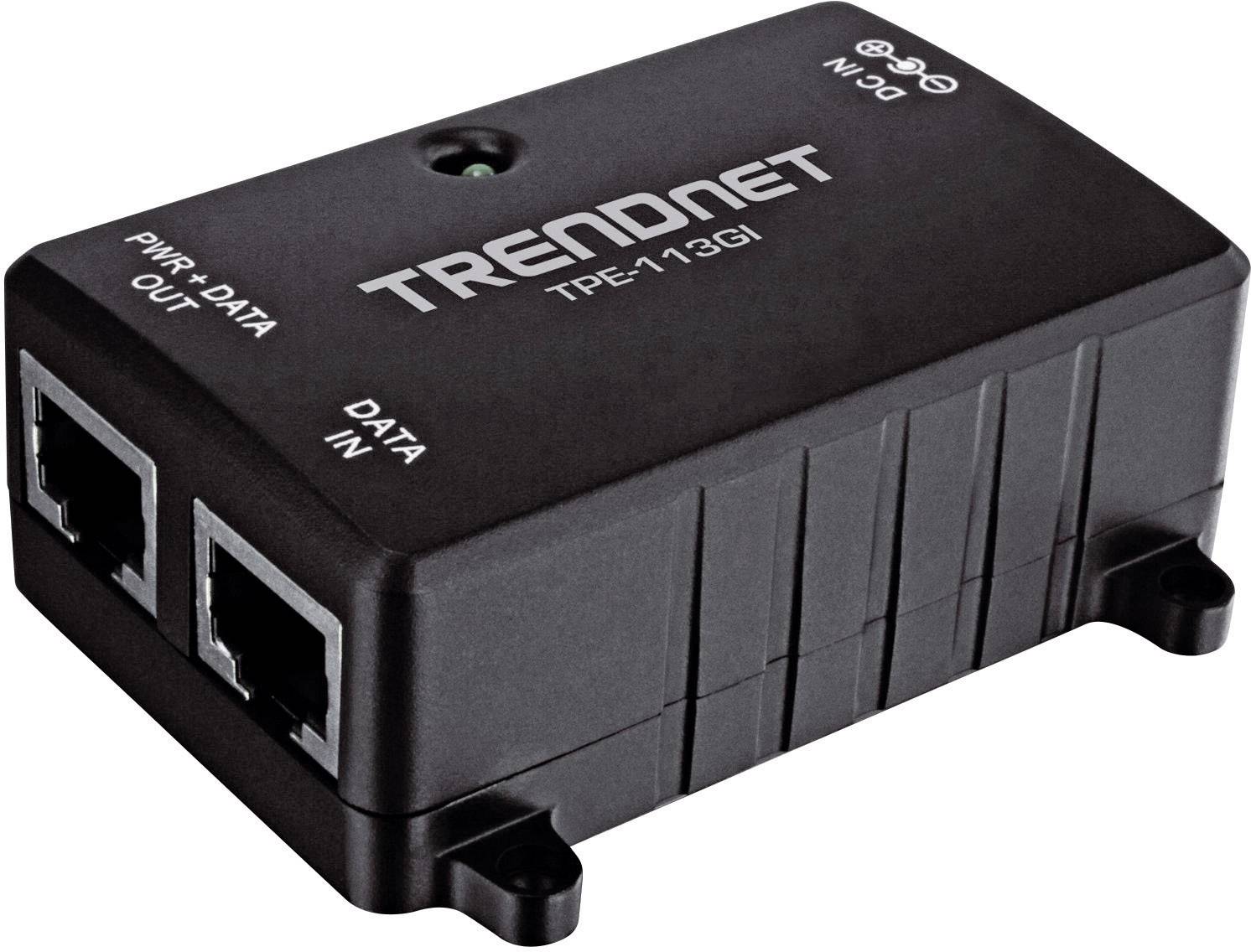 Injecteur PoE TrendNet TPE-113GI 1 GBit/s IEEE 802.3af (12.95 W)-0
