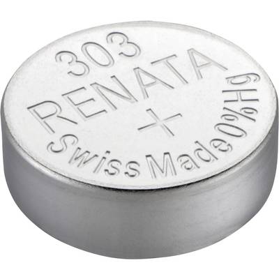 Pile bouton 303 oxyde d'argent Renata 175 mAh 1.55 V 1 pc(s)