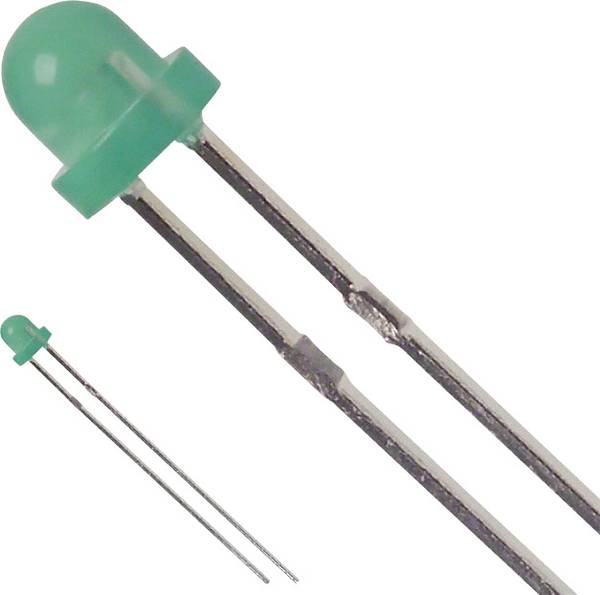 LED 3 mm vert LUMEX SSLLX3034GD SSLLX3034GD rond 10 mcd 60 ° 25 mA 2.