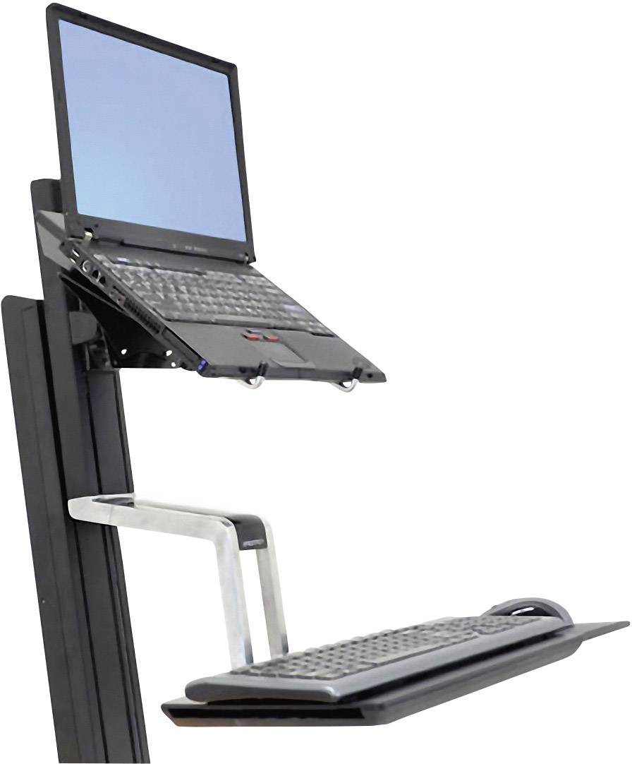 Ergotron WorkFit-S simple Support de table pour écran 25,4 cm (10") - 61 cm (24") réglable en hauteur, tablette pour cla-2