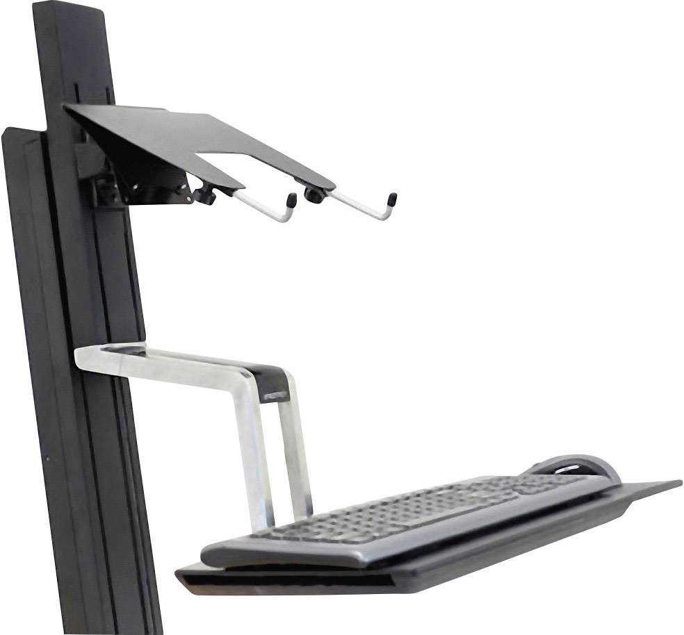 Ergotron WorkFit-S simple Support de table pour écran 25,4 cm (10") - 61 cm (24") réglable en hauteur, tablette pour cla-6