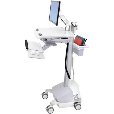 Chariot TV Ergotron SV42-6201-2 25,4 cm (10") - 61 cm (24") réglable en hauteur, tablette pour clavier, inclinable, mobi-0