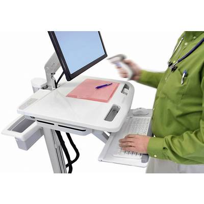 Chariot TV Ergotron SV42-6201-2 25,4 cm (10") - 61 cm (24") réglable en hauteur, tablette pour clavier, inclinable, mobi-2