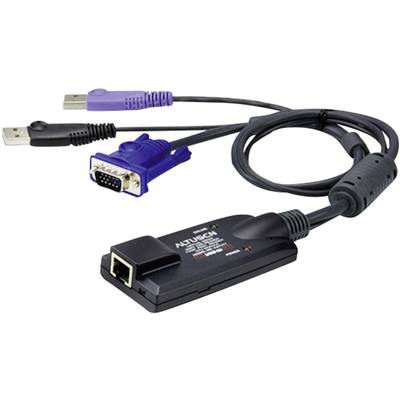 ATEN KA7177 Module CPU KVM USB-VGA Cat.5e/6, lecteur de carte, supports virtuels-0