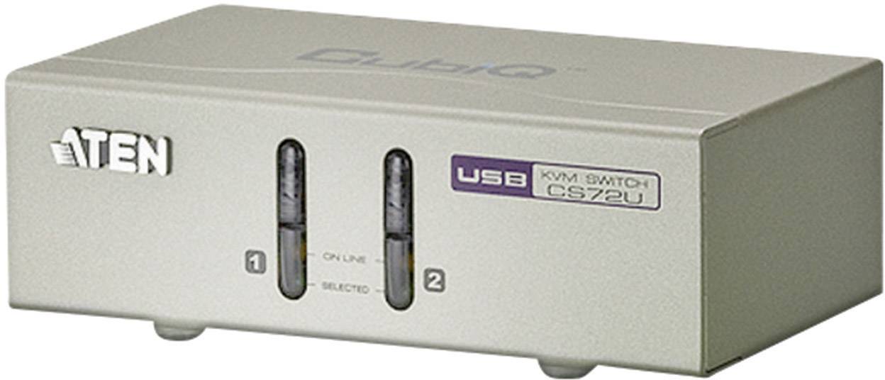 ATEN CS72U-AT 2 ports Commutateur KVM VGA USB 2048 x 1536 Pixel