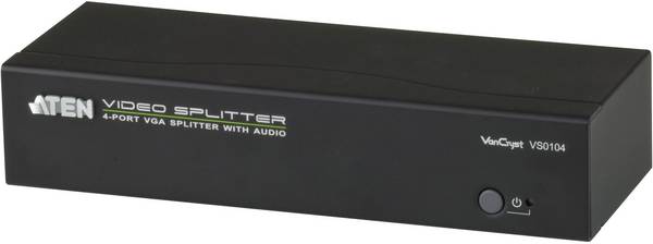 ATEN VS0104-AT-G 4 ports Répartiteur VGA  1920 x 1440 pixels noir