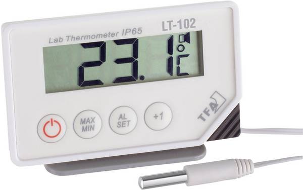 Appareil de mesure de température TFA Dostmann LT-102 Plage de mesure de température -40 à +70 °C sonde NTC conforme HACCP