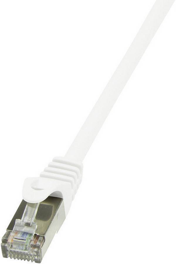 Câble réseau LogiLink CAT 6 F/UTP 10 m blanc  - CP2091S -  [1x RJ45 mâle - 1x RJ45 mâle]