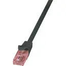 Câble réseau RJ45 CAT 6 U / UTP LogiLink - 2 connecteurs RJ45 - 2 m - Noir - CQ2053U