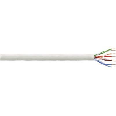 LogiLink CPV0022 Câble réseau CAT 6 U/UTP 4 x 2 x 0.13 mm² gris 305 m