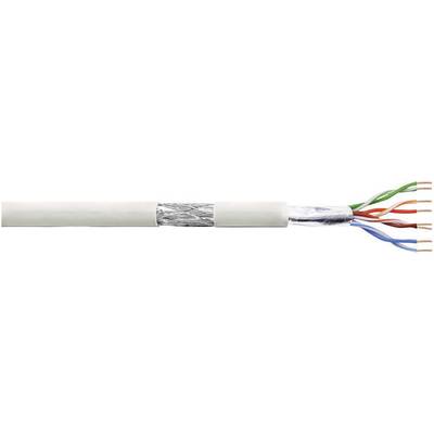 LogiLink CPV0030 Câble réseau CAT 5e SF/UTP 4 x 2 x 0.205 mm² gris 50 m