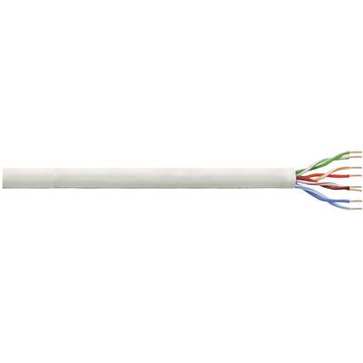 LogiLink CPV0035 Câble réseau CAT 6 U/UTP 4 x 2 x 0.205 mm² gris 100 m