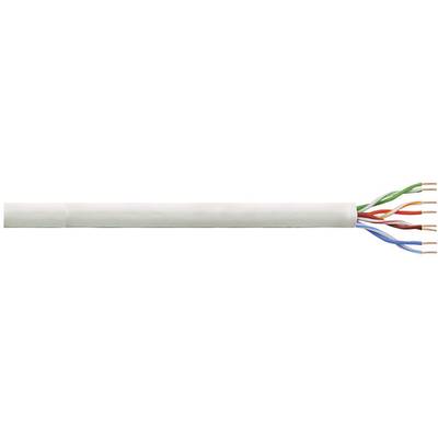 LogiLink CPV0036 Câble réseau CAT 6 U/UTP 4 x 2 x 0.205 mm² gris 305 m