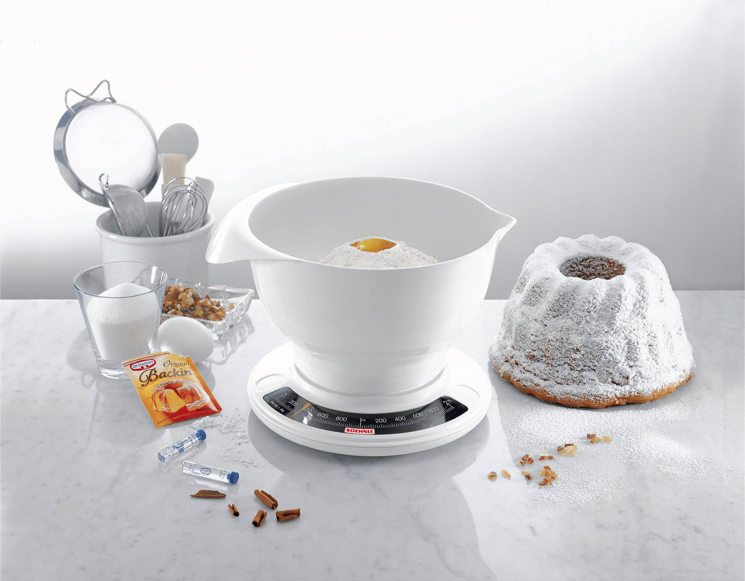 Balance de cuisine analogique, avec récipient de mesure Soehnle Culina
