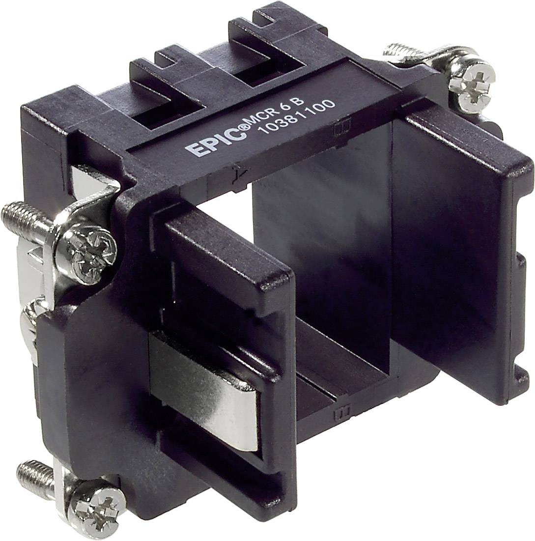 LAPP 10381100 Cadre pour 2 modules femelles et boîtier H-B 6 EPIC® MC Nombre total de pôles 1 + PE 5 pc(s)