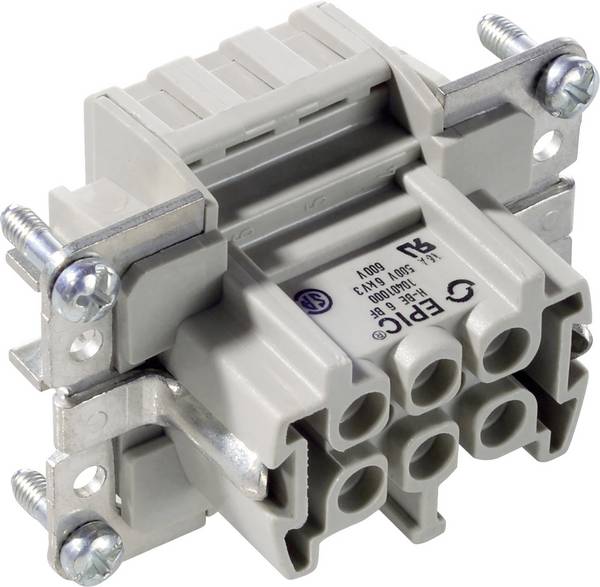 LAPP 10401000 Insert femelle EPIC® H-B 6 Nombre total de pôles 6 + PE 10 pc(s)