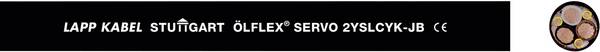 LAPP ÖLFLEX® SERVO 2YSLCY-JB Câble pour servo 3 x 2.5 mm² + 3 G 0.5 mm² noir 36440/500 500 m
