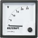 VOLTCRAFT AM-72x72/25V AM-72x72/25V Appareil de mesure analogique encastrable AM-72x72/25V 25 V Bobine