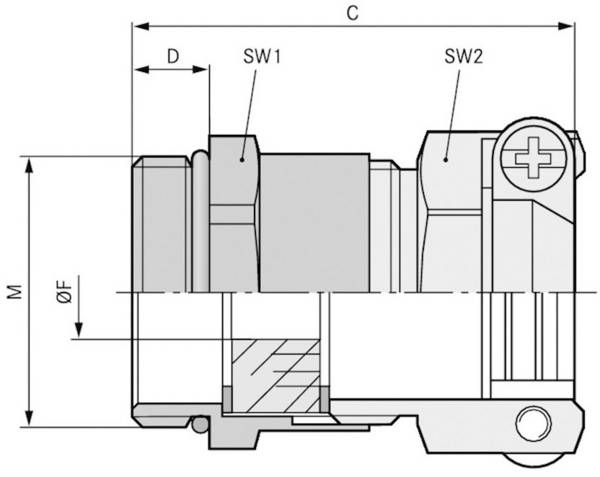 N/A LAPP SKINDICHT® SKZ-M 25X1,5/21 52106840 M25 laiton laiton 25 pc(s)