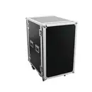 Rack 19 pouces 18 UH Omnitronic PR-2ST bois avec poignée, avec roulettes