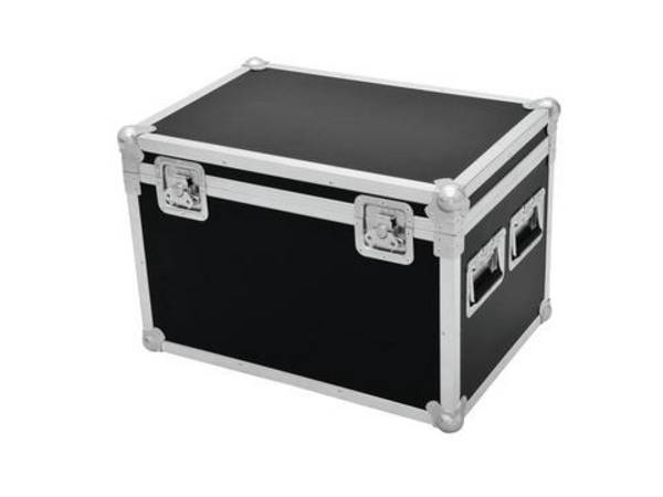 Mallette Omnitronic Universal-Case Profi avec poignée de transport noir, argent aluminium, bois, acier