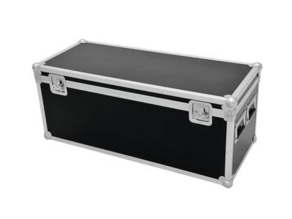 Mallette Omnitronic Universal-Case Profi avec poignée de transport noir, argent aluminium, bois, acier