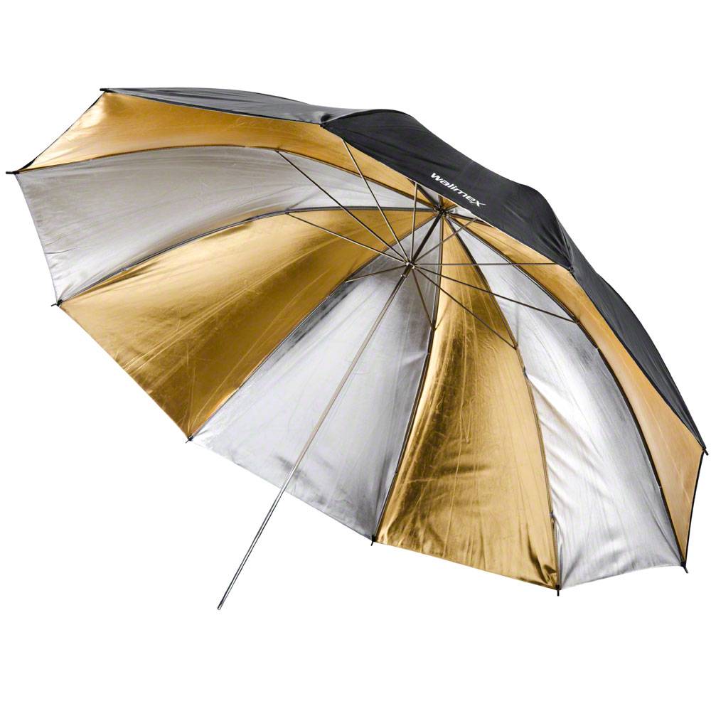 Walimex Pro Dual gold/silber 17673 Parapluie réflecteur (Ø) 150 cm 1 pc(s)