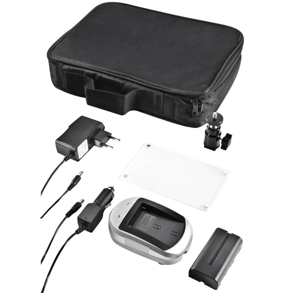 Torche vidéo LED Walimex Pro 17769 Nombre de LEDs: 144 Spécificités de l'éclairage vidéo: bicolore-5
