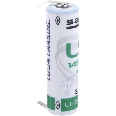 Pile spéciale LR6 (AA) lithium Saft LS14500CLG picots à souder en U 3.6 V 2600 mAh 1 pc(s)