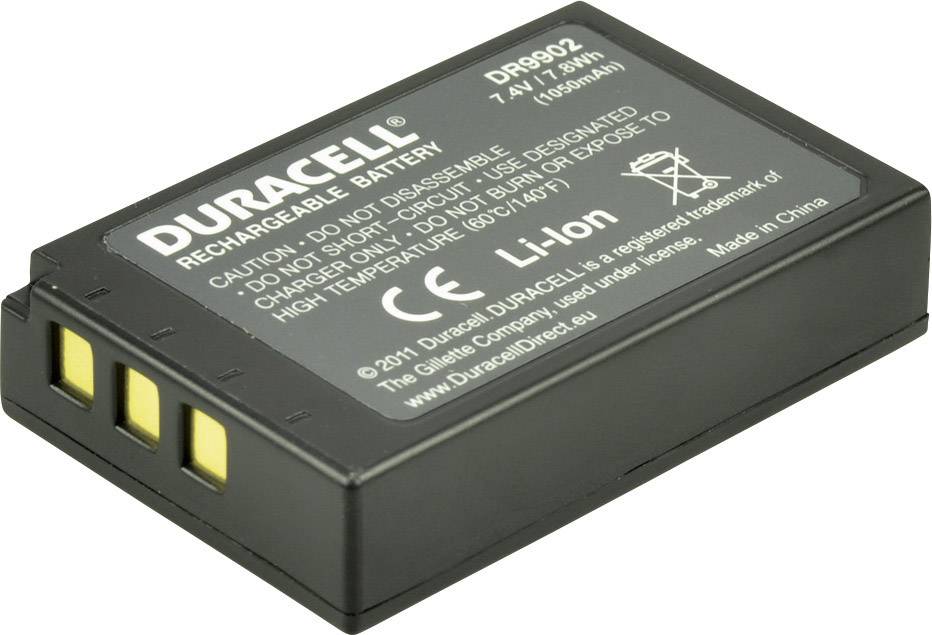 Duracell BLS-1 Batterie pour appareil photo Remplace l'accu d'origine BLS-1 7.4 V 1050 mAh-1