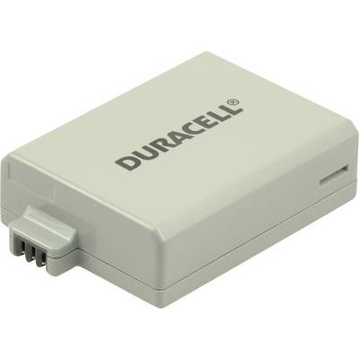 Une pile grise Duracell pour appareils photo avec connecteur latéral, adaptée aux dispositifs nécessitant ce type de batterie spécifique.