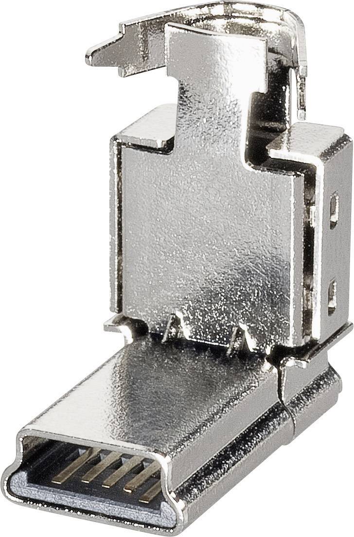 Fiche mâle mini-USB 2.0 BKL Electronic 10120235 mâle, coudé Contenu: 1 pc(s)