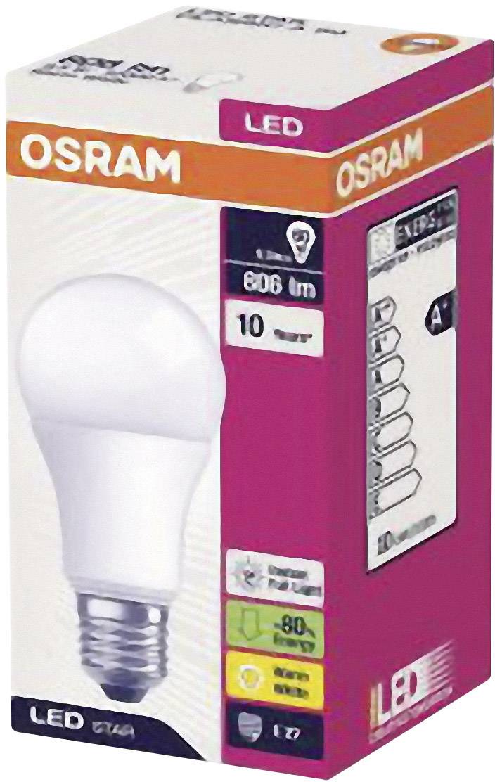 Led Osram E27 9 5 W 60 W Forme De Poire 1 Pc S Conrad Fr