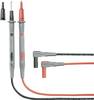 Set de cordons de mesure de sécurité 1.20 m noir, rouge VOLTCRAFT MS-4N